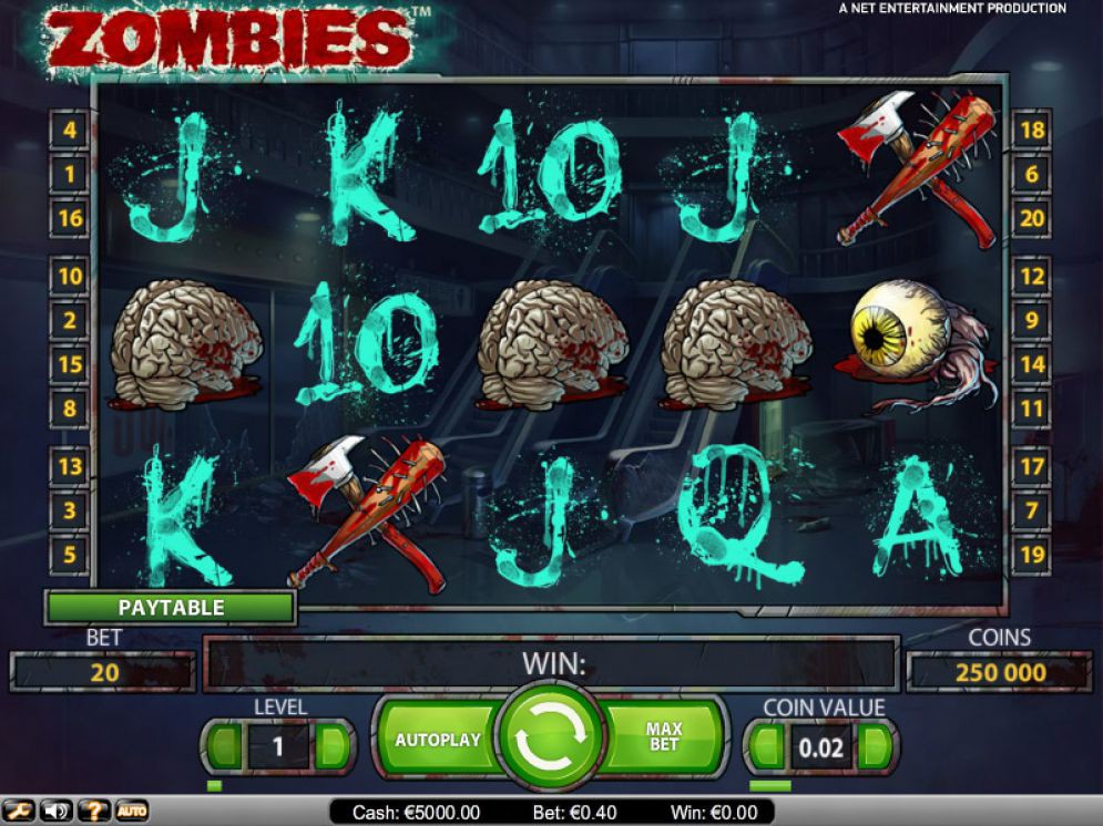 игровой автомат zombies