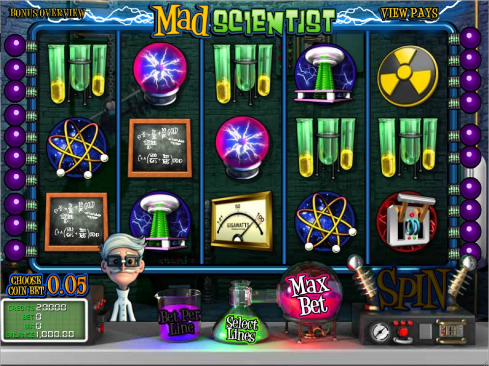 Madder scientist игровой автомат онлайн казино pm играть на официальном сайте